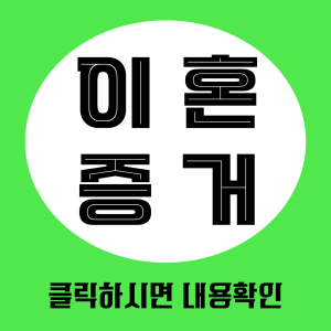 이혼증거